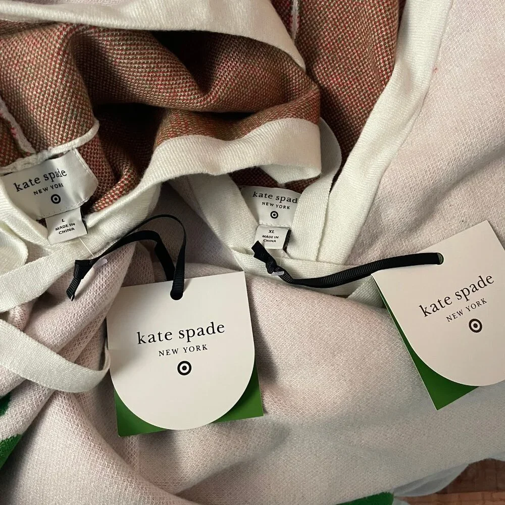 Buttery Soft KATE SPADE NEW YORK x TARGET L, XL‎ Strawberry Hooded Sweatshirt